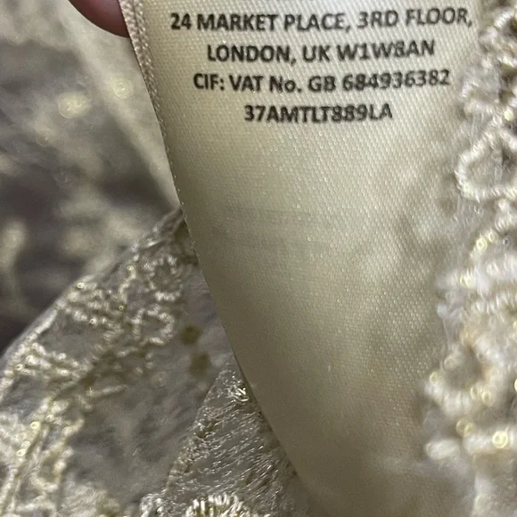 ANTHROPOLOGIE MOULINETTE SOEURS Lace Beaded Blouse - Picture 7 of 15